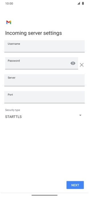 Press the field below 