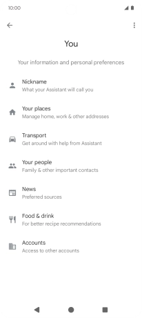 Press the Home key to return to the home screen.