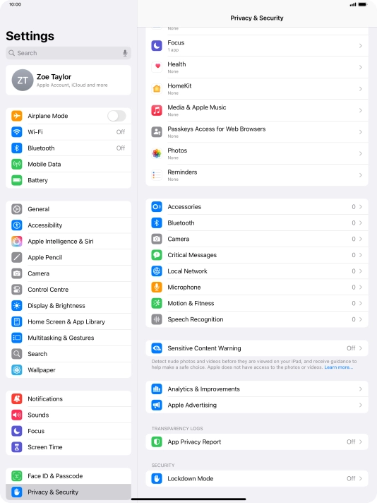Press Sensitive Content Warning.