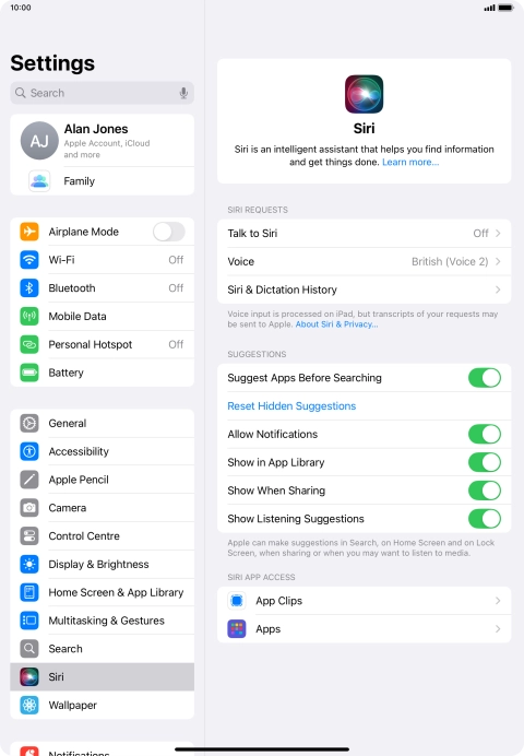 Press Talk to Siri. Press Talk to Siri.