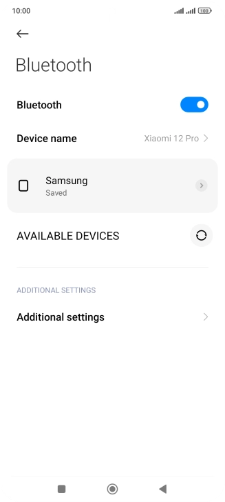 Press the Home key to return to the home screen.