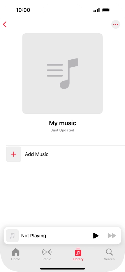 Press Add Music.