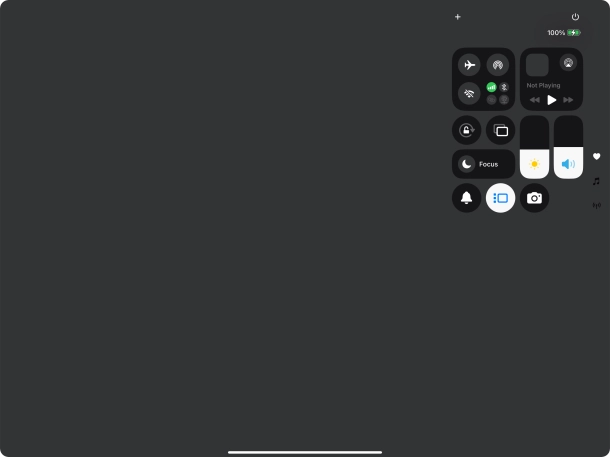 Press anywhere on the screen.