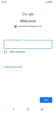 Press the field below 