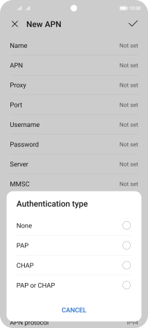 Press None. Press None.