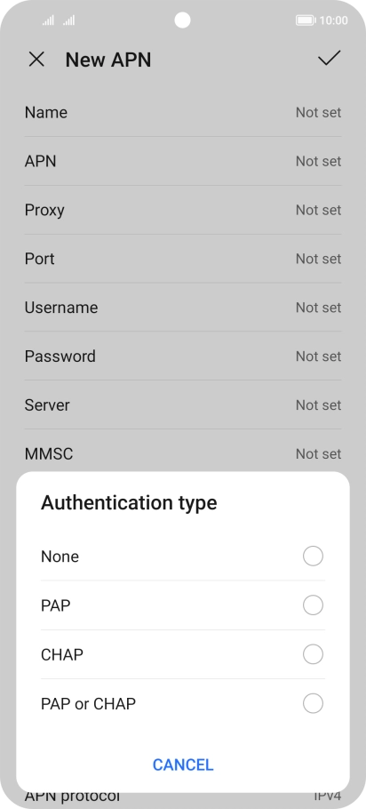 Press None. Press None.