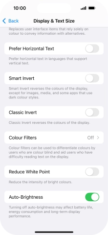Press the indicator next to Press the indicator next to