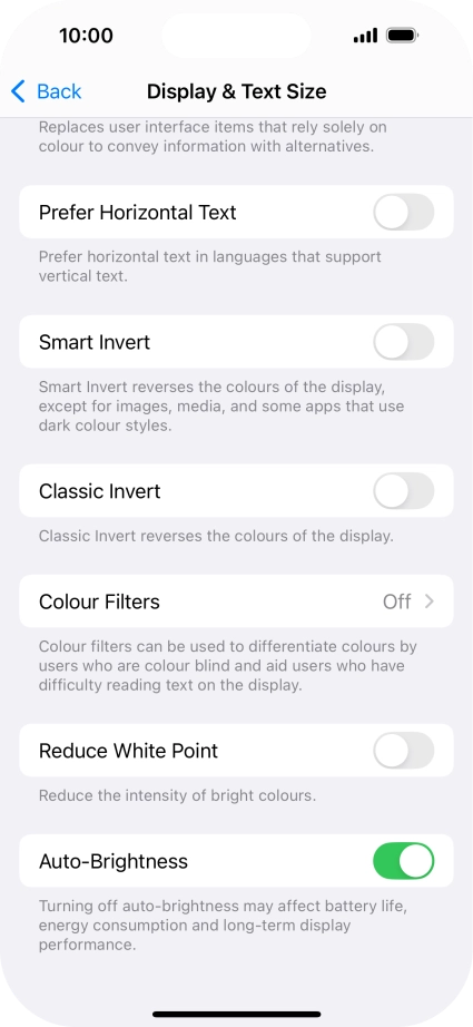 Press the indicator next to Press the indicator next to