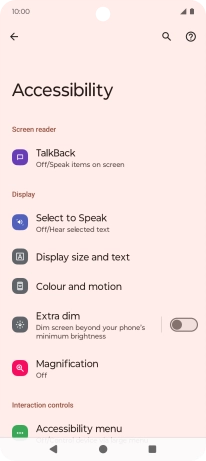 Press the required category below 