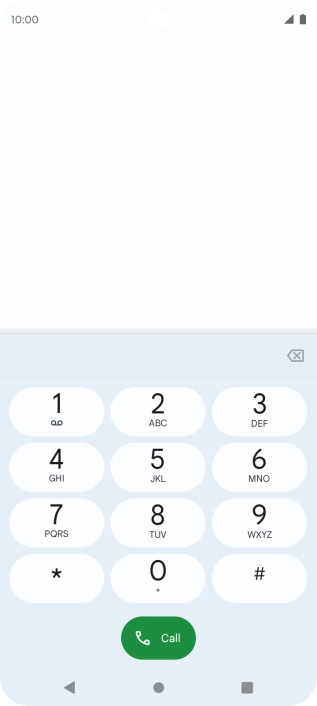 Press and hold number key 1 to call voicemail. Follow the instructions to listen to your messages.