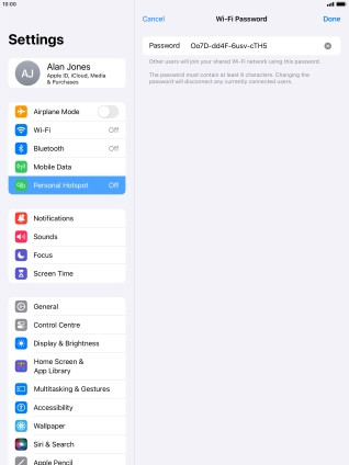 Press Done. Press Done.