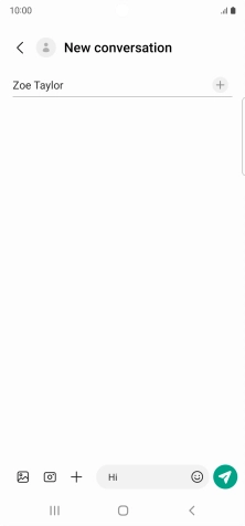Press the picture icon. Press the picture icon.