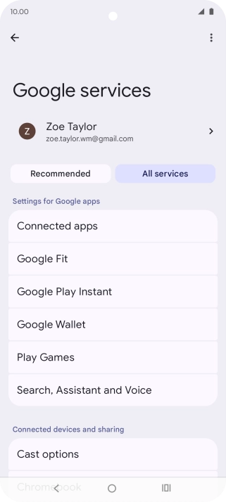 Press Search, Assistant and Voice.
