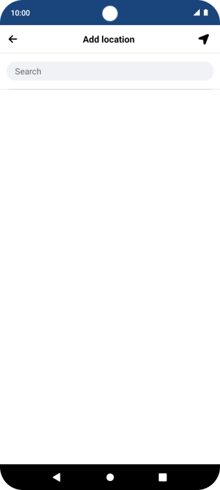 Press the search field and key in the required search word.