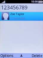 Key in the required number and press Connect to make a call.