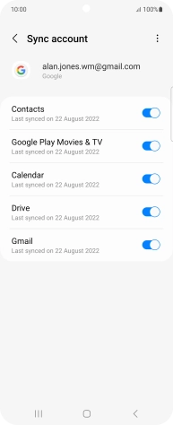 Press the Home key to return to the home screen.