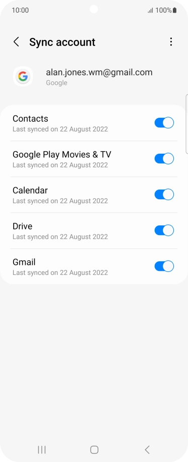 Press the Home key to return to the home screen.