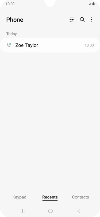 Press the required number.