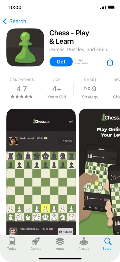 Press Get and follow the instructions on the screen to install the app. Press Get and follow the instructions on the screen to install the app.
