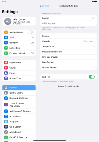 Press Add Language....