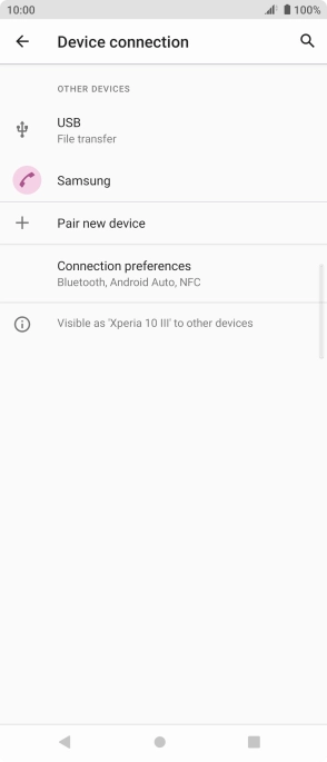 Press the Home key to return to the home screen.