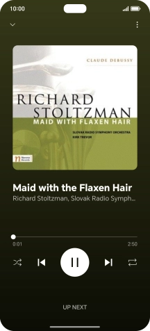 Press arrow right to go to the next audio file.