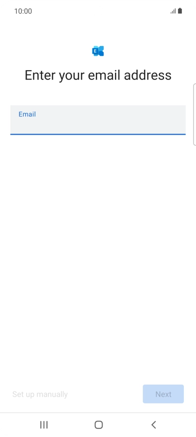 Press the field below 