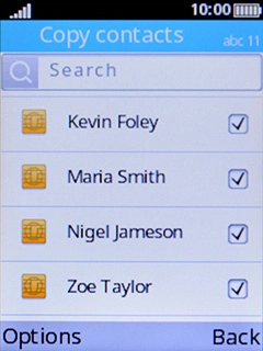 Select Options.