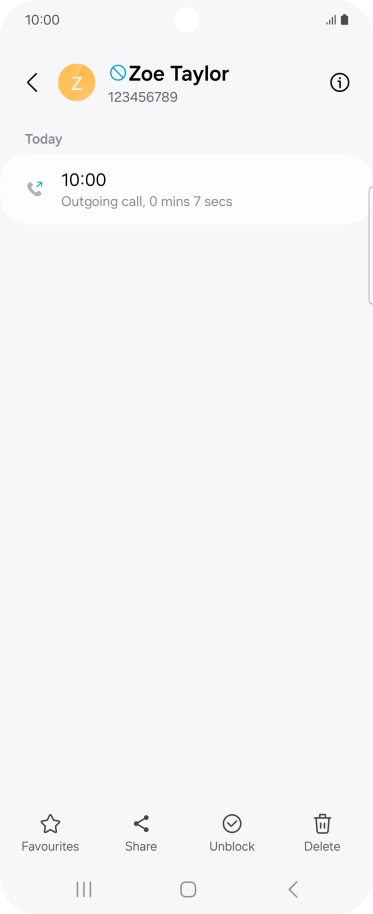 Press the Home key to return to the home screen.