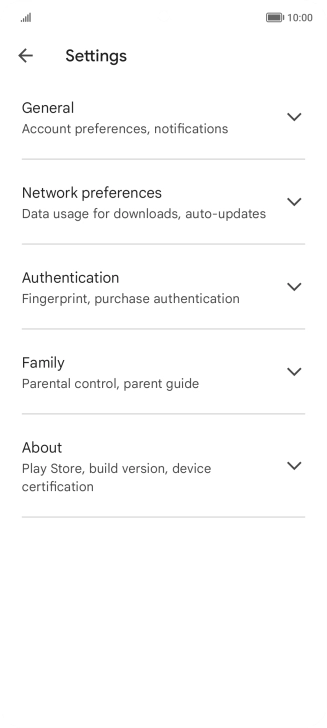 Press Network preferences.