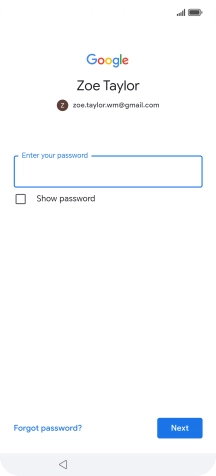 Press the field below 