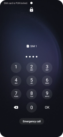 Key in a new four-digit PIN and press OK.