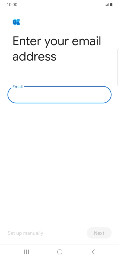 Press the field below 