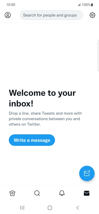 Press the new message icon.