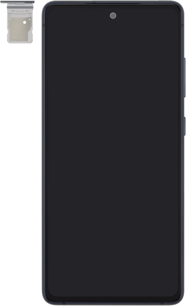 Turn the memory card so the angled corner of the memory card matches the angled corner of the memory card holder and place the card in the holder.