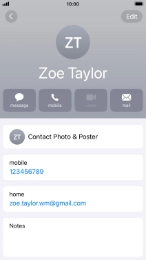 Press the Home key to return to the home screen.