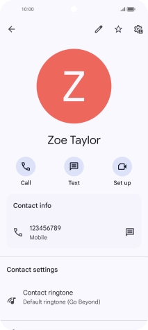 Slide your finger upwards starting from the bottom of the screen to return to the home screen.