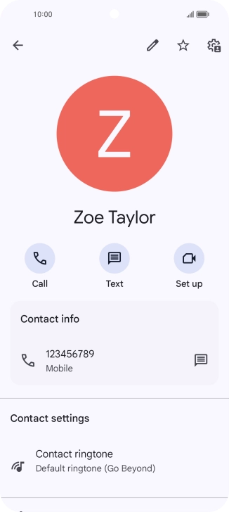Slide your finger upwards starting from the bottom of the screen to return to the home screen.