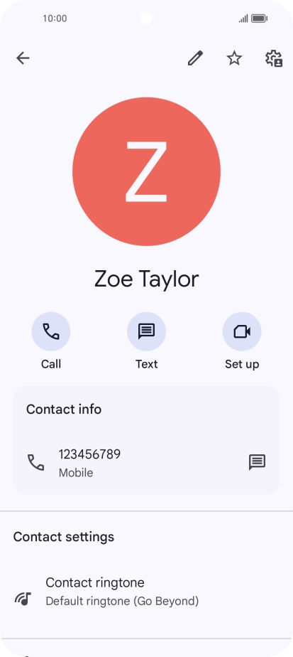 Slide your finger upwards starting from the bottom of the screen to return to the home screen.