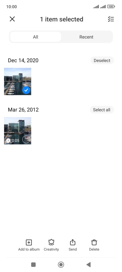 Press Send. Press Send.