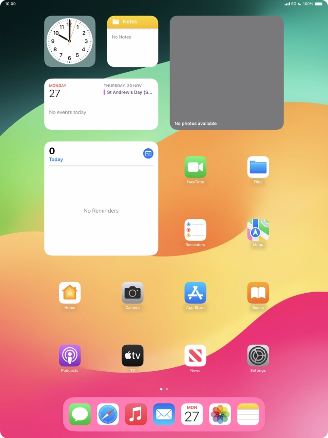 The focus mode icon shows that suppression of calls and notifications is turned on.