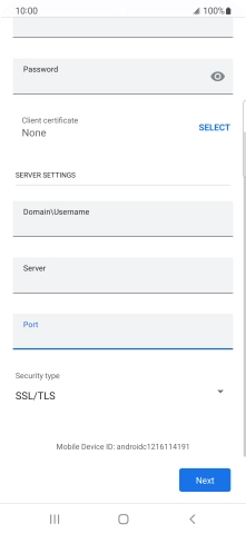 Press the drop down list below 