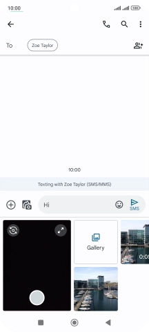 Press Gallery and go to the required folder.