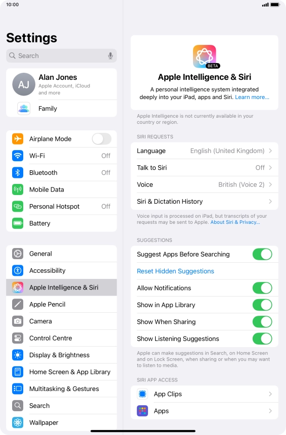 Press Talk to Siri. Press Talk to Siri.