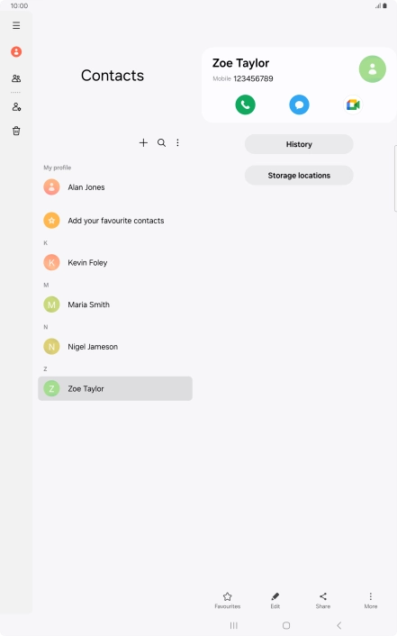 Press the Home key to return to the home screen. Press the Home key to return to the home screen.