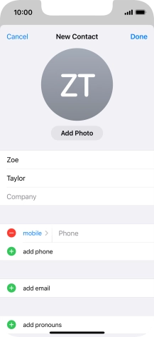Press Phone and key in the required phone number.