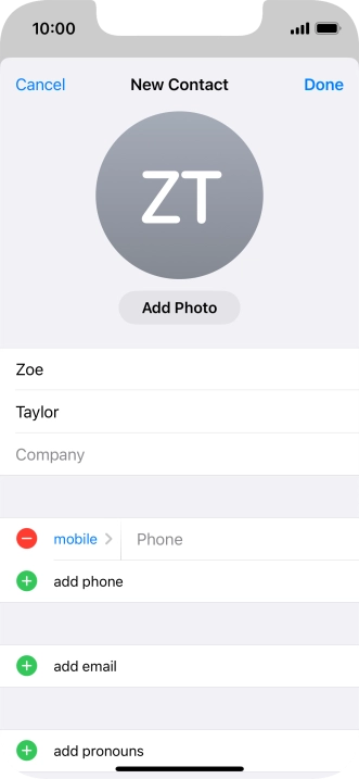 Press Phone and key in the required phone number.
