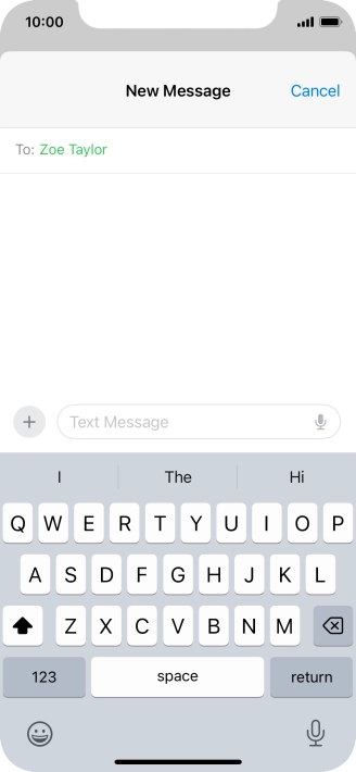 Press the microphone icon and say the required text. Press the microphone icon and say the required text.