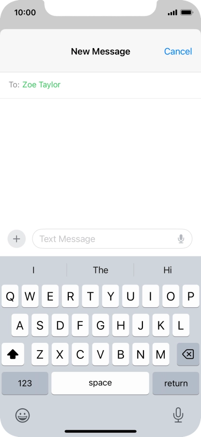 Press the microphone icon and say the required text. Press the microphone icon and say the required text.