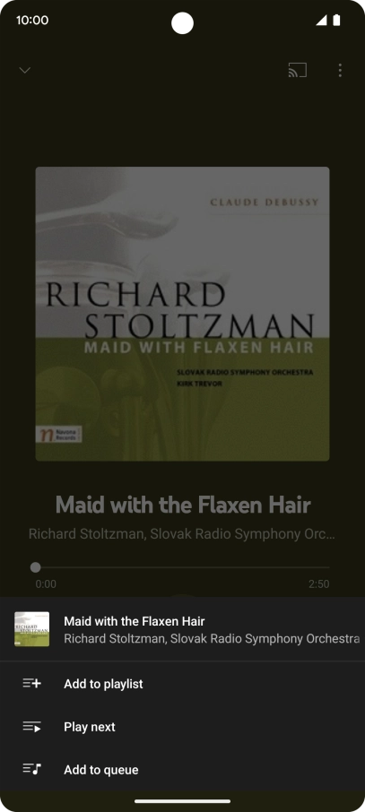 Press Add to playlist.